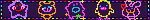 Neon drawings favicons